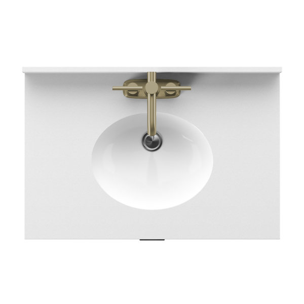 Mistana™ Serena 29.88'' Single Bathroom Vanity with Ceramic Top & Reviews Wayfair